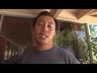 Asian gets sweaty from the kitchen adult video