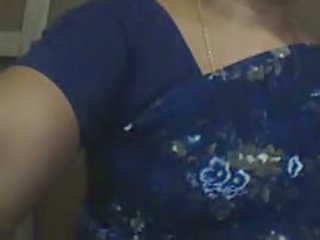 Full-blown Indian Aunty Showing Breasts