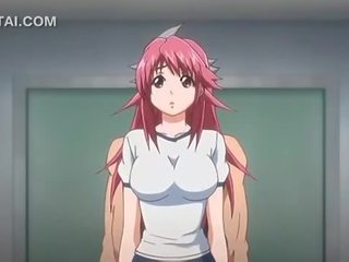 Ružový vlasy anime cookie kurvička fucked proti the
