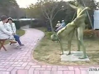 Green 日本語 ガーデン statues ファック で 公共
