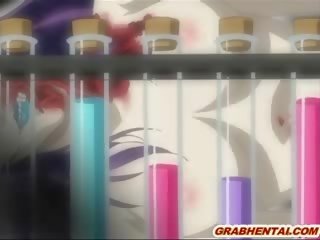 Japoniškas hentai mažutė gėrimas sperma