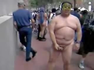 Fat Asian youngster Jerking On The Street show