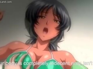 Busty Anime Teen In desirable Swimsuit Jizzed Part6