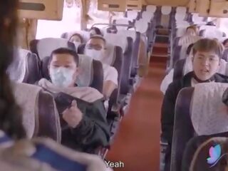Xxx film tour autobus con tettona asiatico strumpet originale cinese av sesso con inglese sub