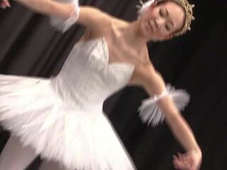 Ballet punčocháče torn jít ahead během lekce