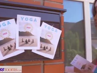Fitness Rooms adult film Yoga for Big Tits Asian Lesbian: adult clip af