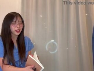 Creepy medical practitioner Convinces Young Medical MD Korean young lady to Fuck to Get Ahead