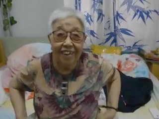 Asian 70 Granny: Xxx Granny HD sex movie clip 3b